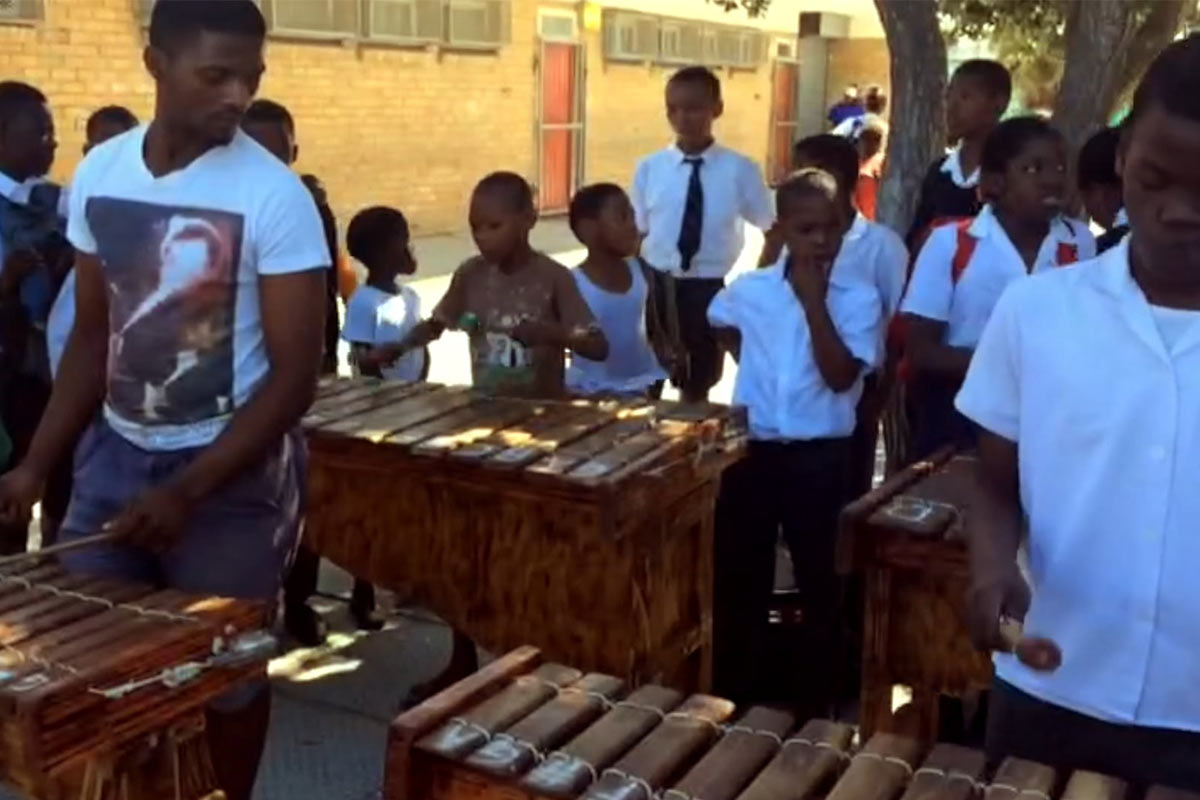 Rehearsals at the Imvula Music Program – South Africa