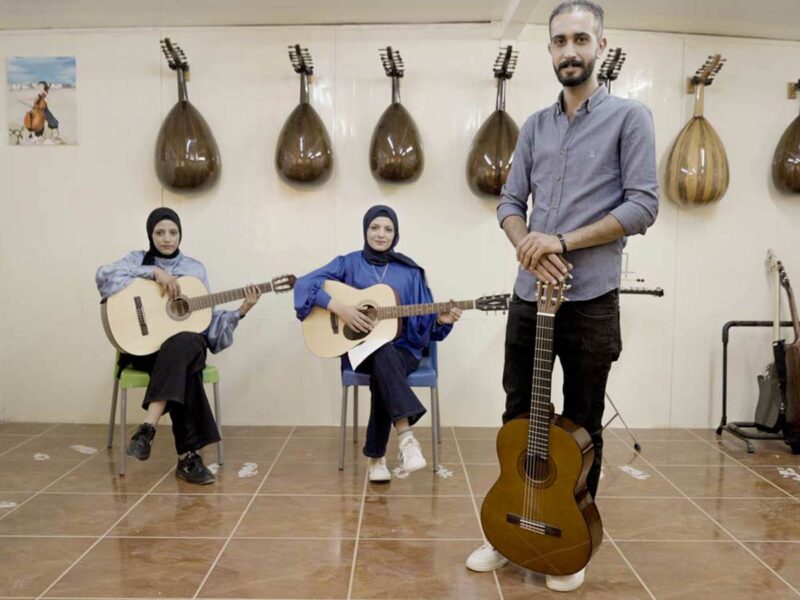 Bringing Music Education to the Zaatari Refugee Camp in Jordan